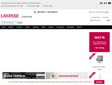 Tablet Screenshot of lamisse-onlineshop.com